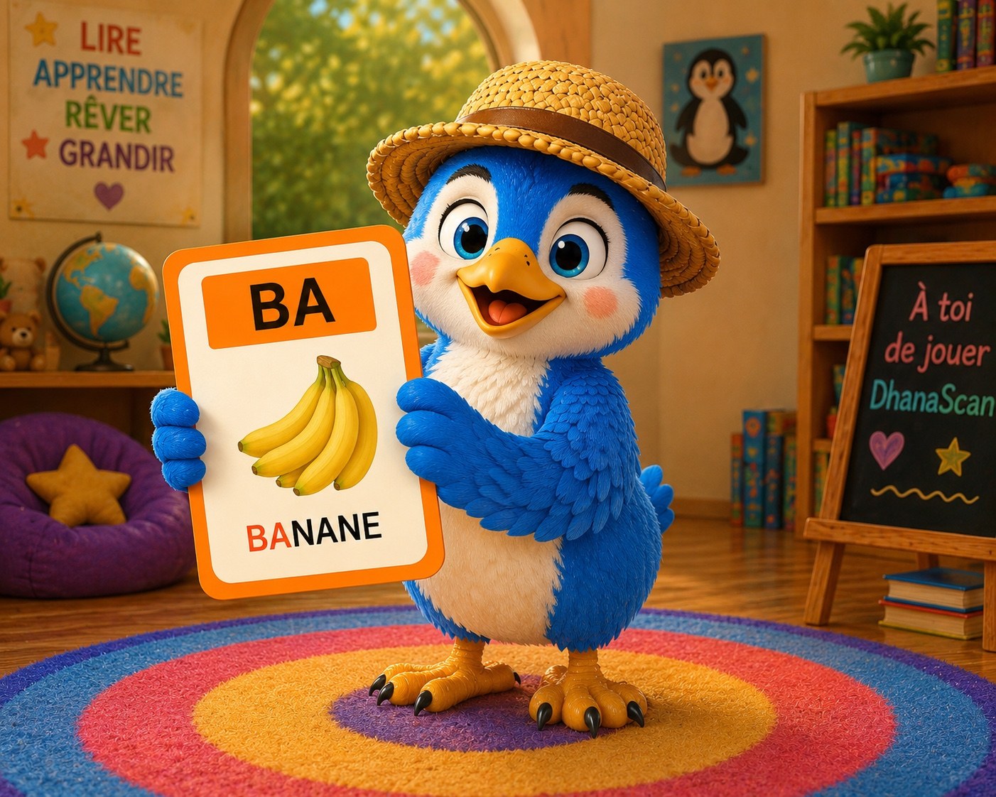 Dodi tient une carte BA Banane
